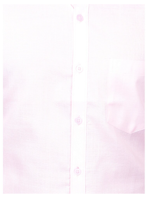 WOODMAN Half Sleeve Pink Plain Slim Fit Shirt