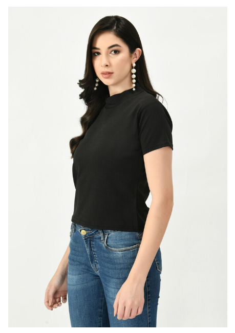 ARBITER COLLECTION Women's Cotton Solid T-Shirt