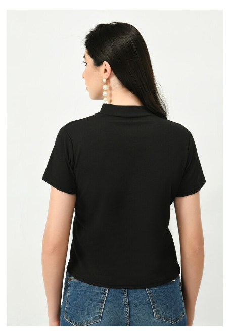 ARBITER COLLECTION Women's Cotton Solid T-Shirt