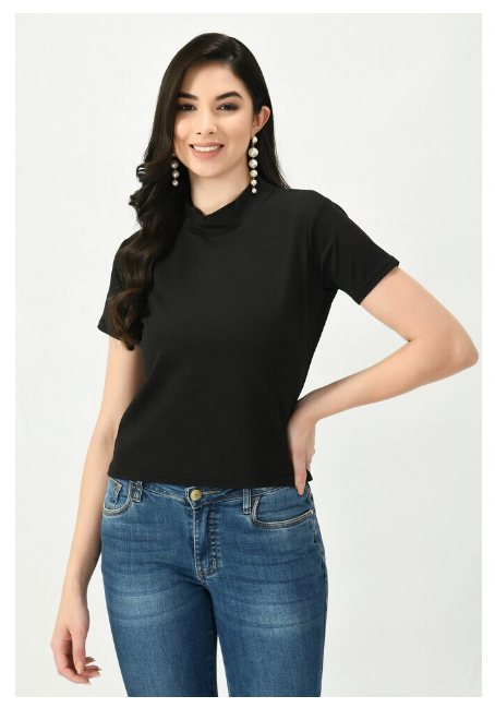 ARBITER COLLECTION Women's Cotton Solid T-Shirt