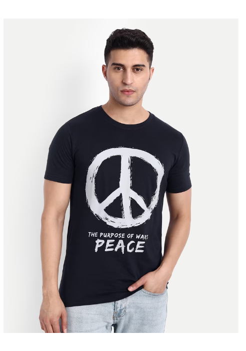 Tom Hiddle cotton Graphic Regular Fit men's T-shirt