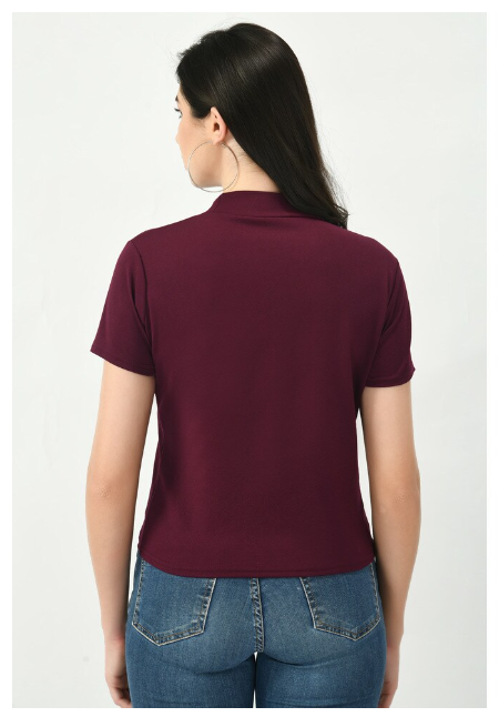 ARBITER COLLECTION Women's Cotton Solid T-Shirt